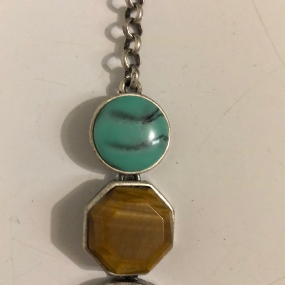 Bracelet: green & brown beads (Axcess) - Picture 4 of 11